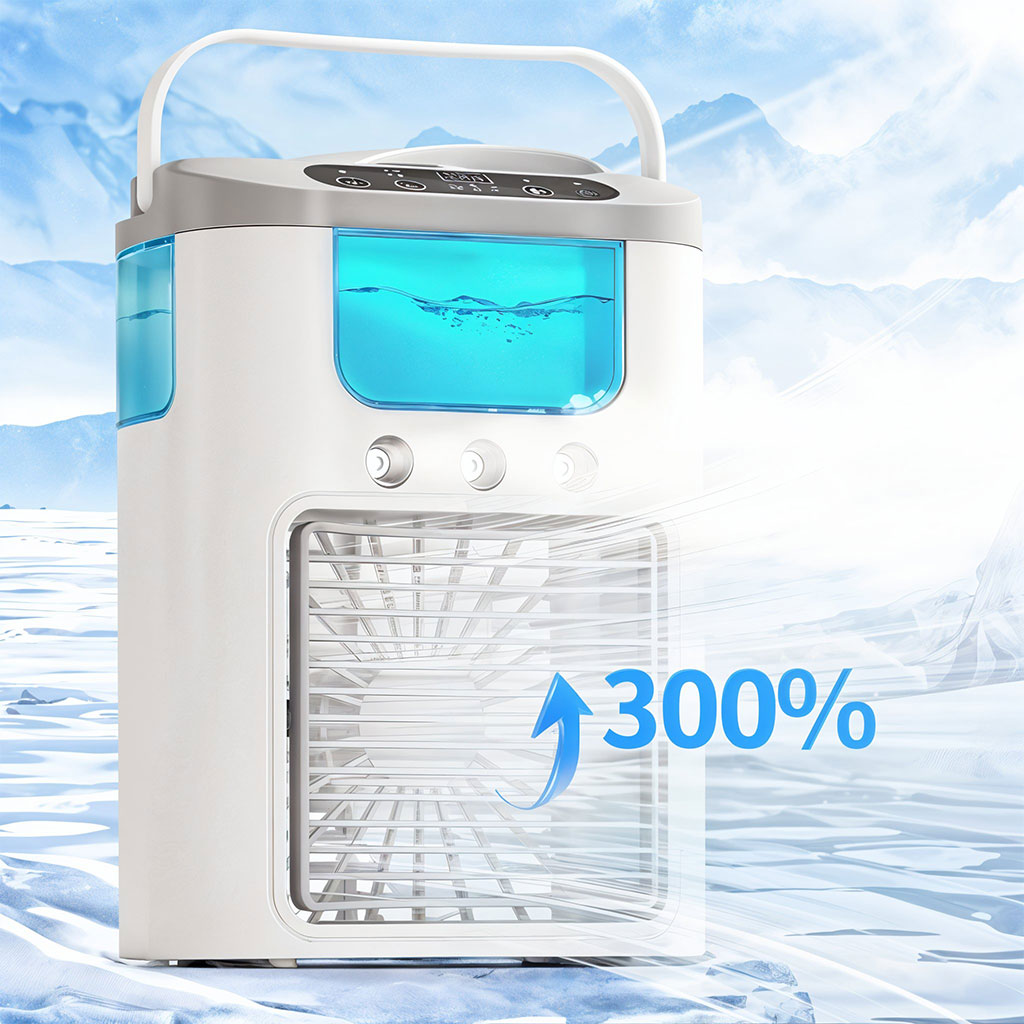 Climatiseur Portable Brumisateur 3-en-1 - Ù
ۚ۱ۯ Ù
ŰÙ
ÙÙ ÙÙ
Űč۷۱ ŰŹÙ 2ÙÙ1