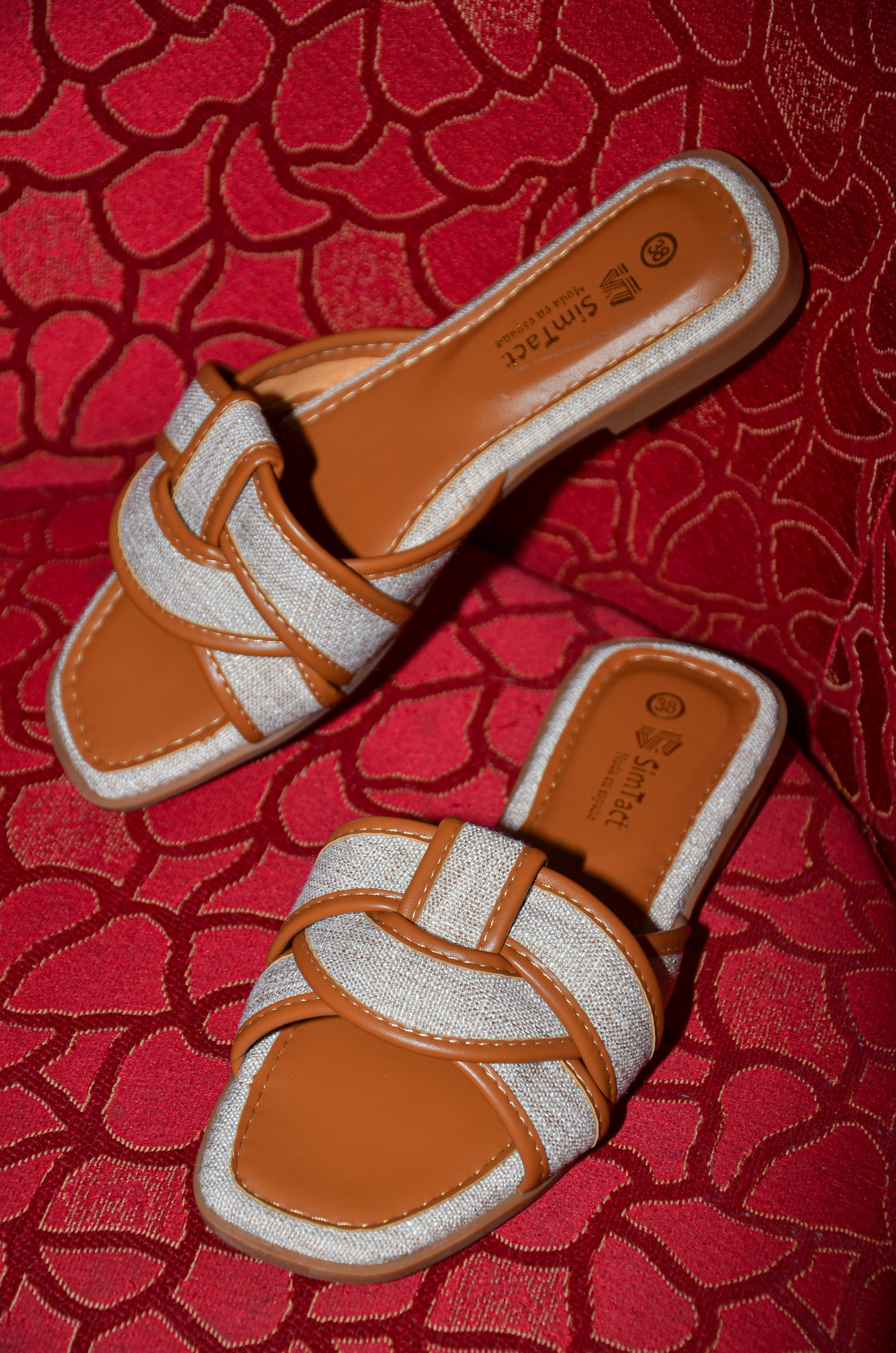 MULE WS-5188 MARRON/BEIGE