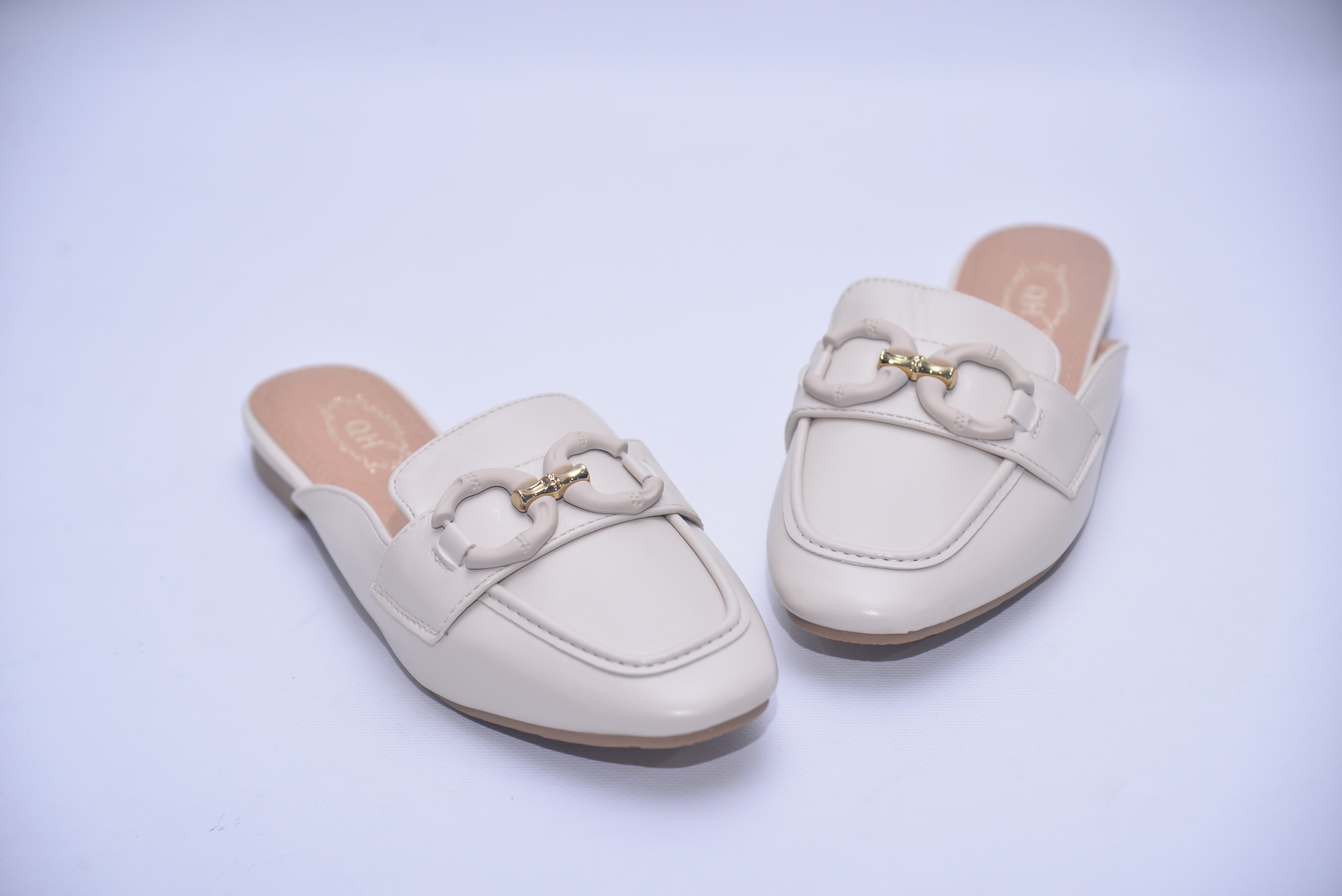 BALLERINE MULE BEIGE A-1893