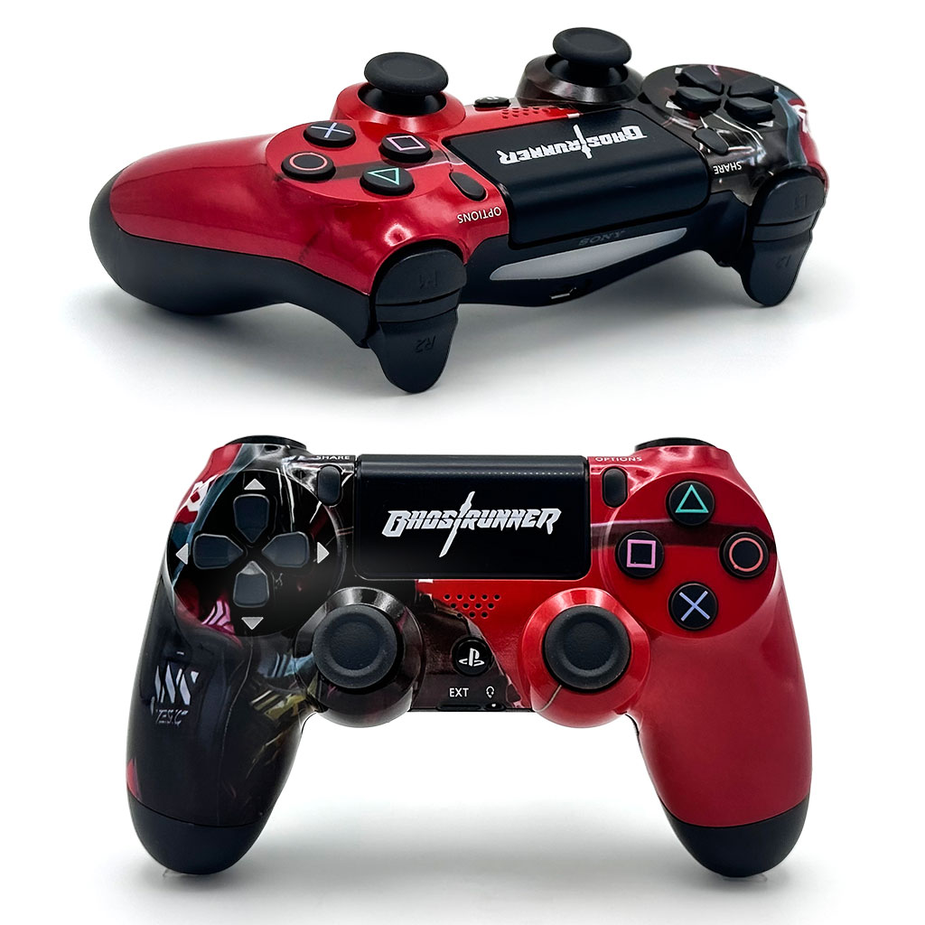 SONY DualShock Manette PS4 Sans Fil, Batterie Rechargeable (High Copy) â Edition Ghost Runner