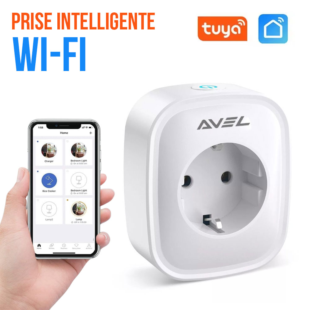 AVEL Prise intelligente WiFi avec commande vocale - Ù
Ùۚ۳ ۷ۧÙŰ© ۰ÙÙ (ÙÙÙÙ)