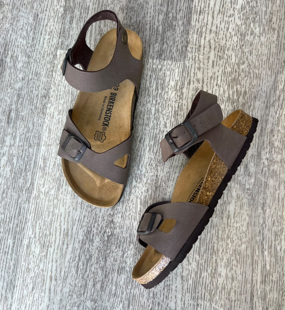RIO NUBUCK MARRON F