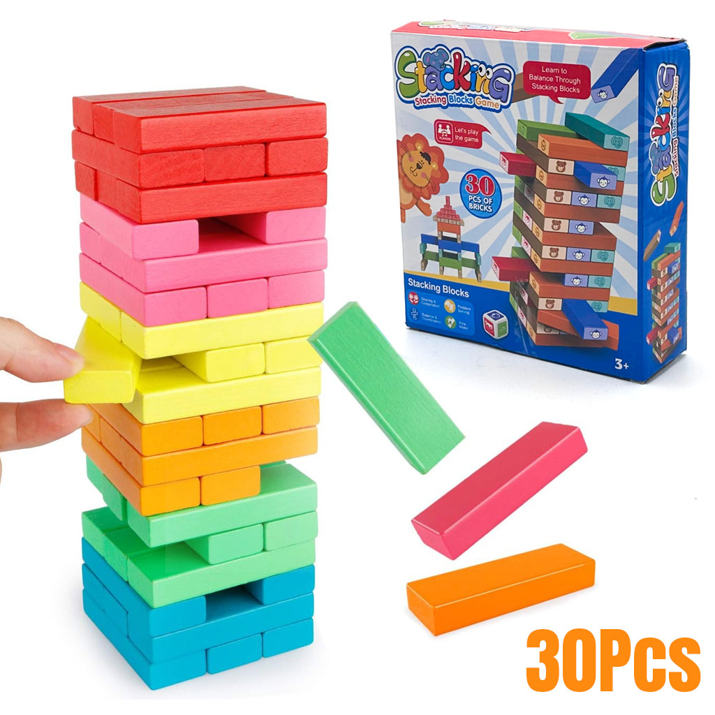 Jeu de blocs de construction colorĂ©s Ă faire tomber 30pcs - ÙŰčۚ۩ ÙŰŻÙ
ۧÙۣۚ۱ۧۏ