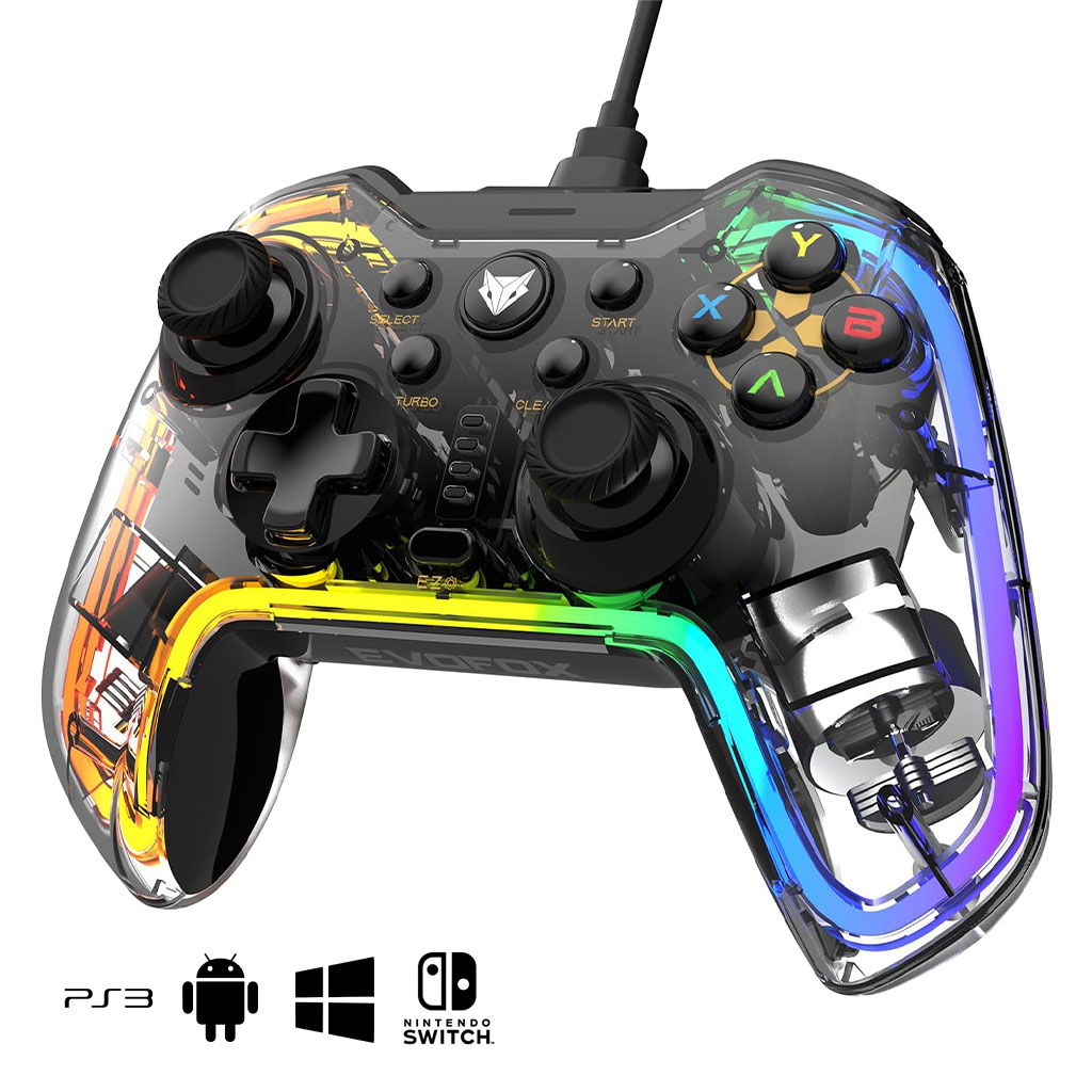 Manette de Jeu Filaire avec Ăclairage NĂ©on RGB PG-003 - ÙŰŻ ŰȘŰÙÙ
ۣۚ۶Ùۧۥ Ù
ÙÙÙŰ©