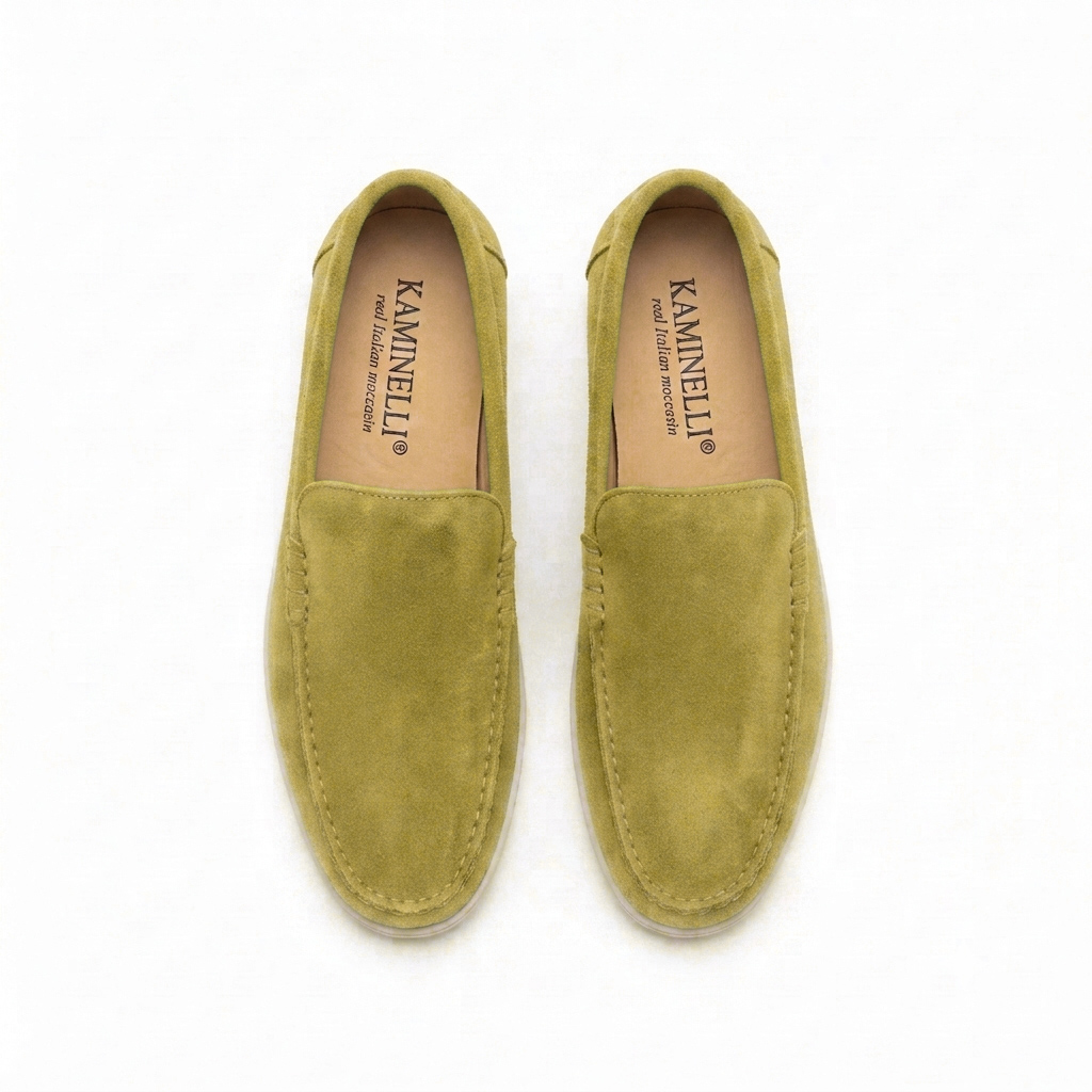 MOCASSIN CUIR BEIGE SABLE