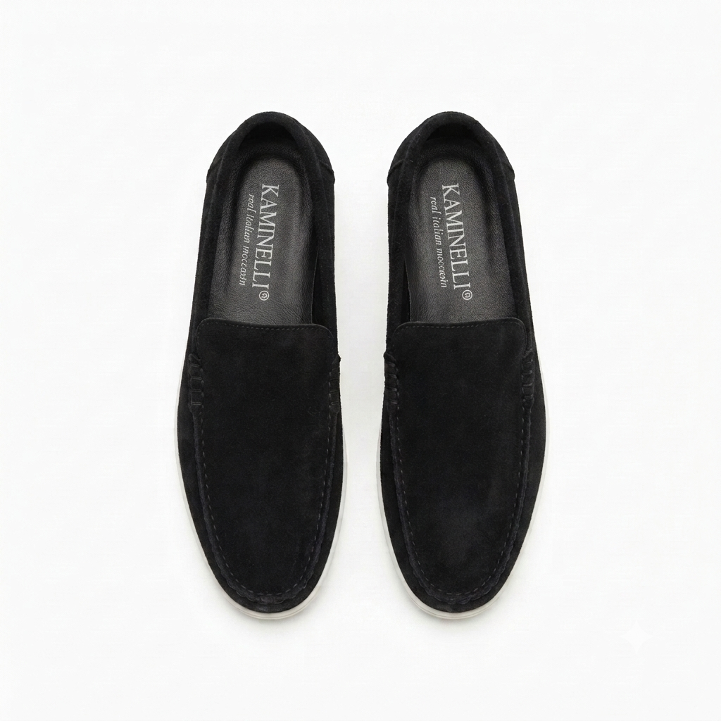 MOCASSIN CUIR NOIR