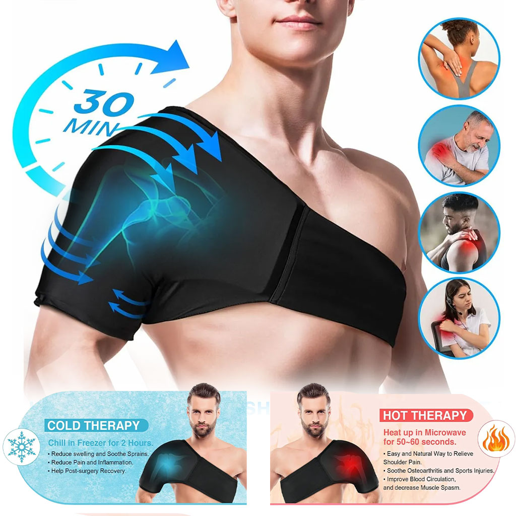 Pack coussinet dâĂ©paule en gel chaud et froid pour soulager les douleurs