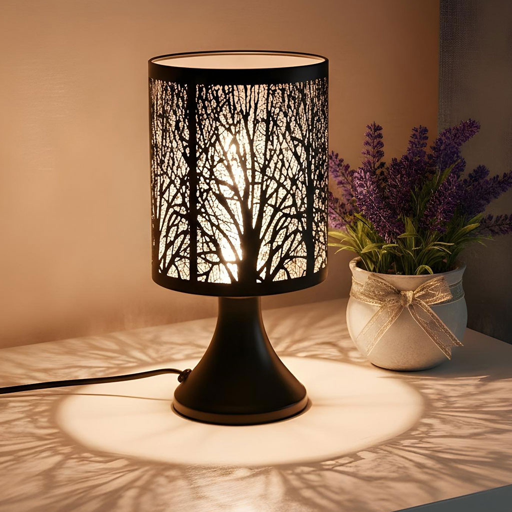 Lampe de Table Décorative Design Élégant Idéal pour Chambre de Nuit GM1 – مصباح غرفة النوم