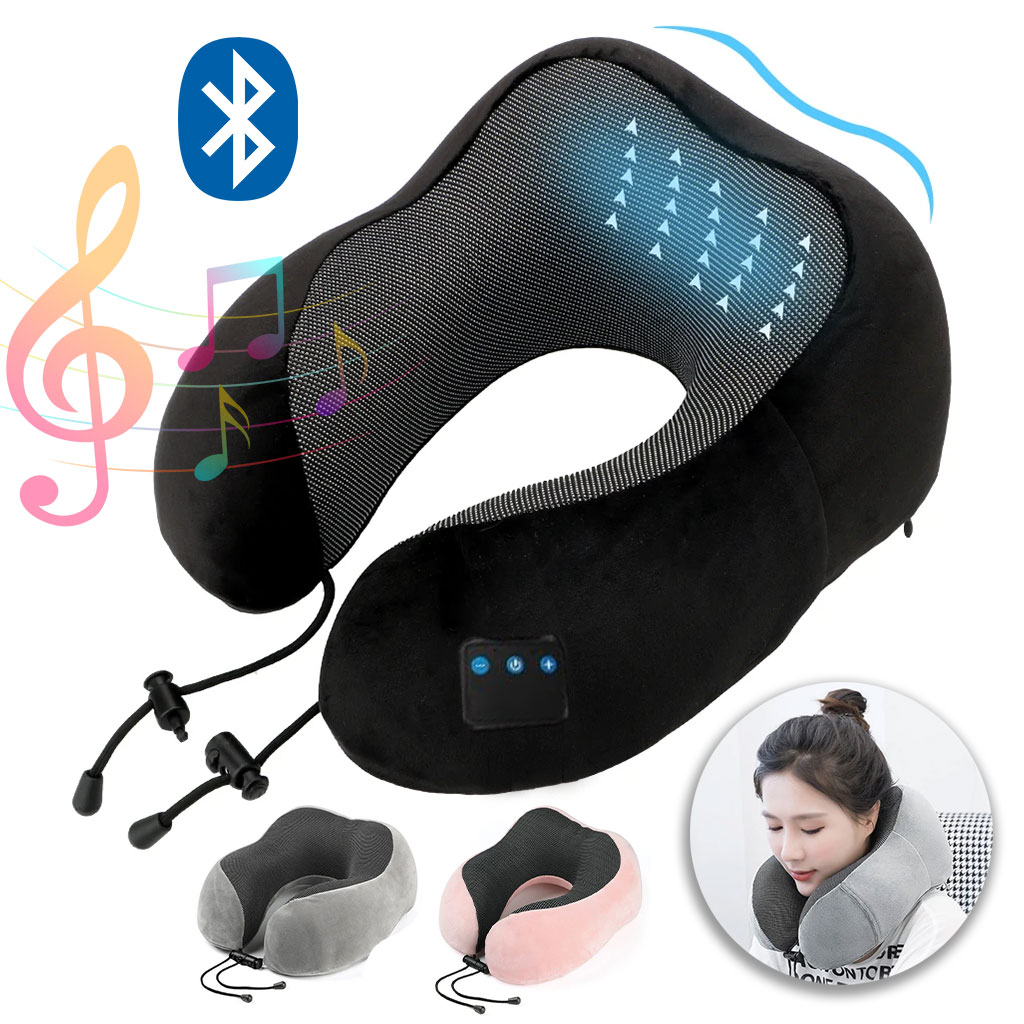Oreiller de Cou Bluetooth en mousse Ă mĂ©moire de forme avec haut-parleurs intĂ©grĂ©s â Ù۳ۧۯ۩ Ù
۱ÙŰŰ© ۚ۟ۧ۔ÙŰ© ۧÙŰšÙÙŰȘÙŰ«
