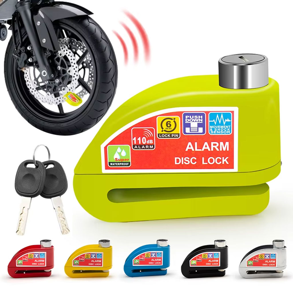 Antivol pour Disque Moto Alarme 110dB Waterproof â ŰŹÙۧŰČ Ű„Ù۰ۧ۱ ÙÙۯ۱ۧۏۧŰȘ ۧÙÙۧ۱ÙŰ©