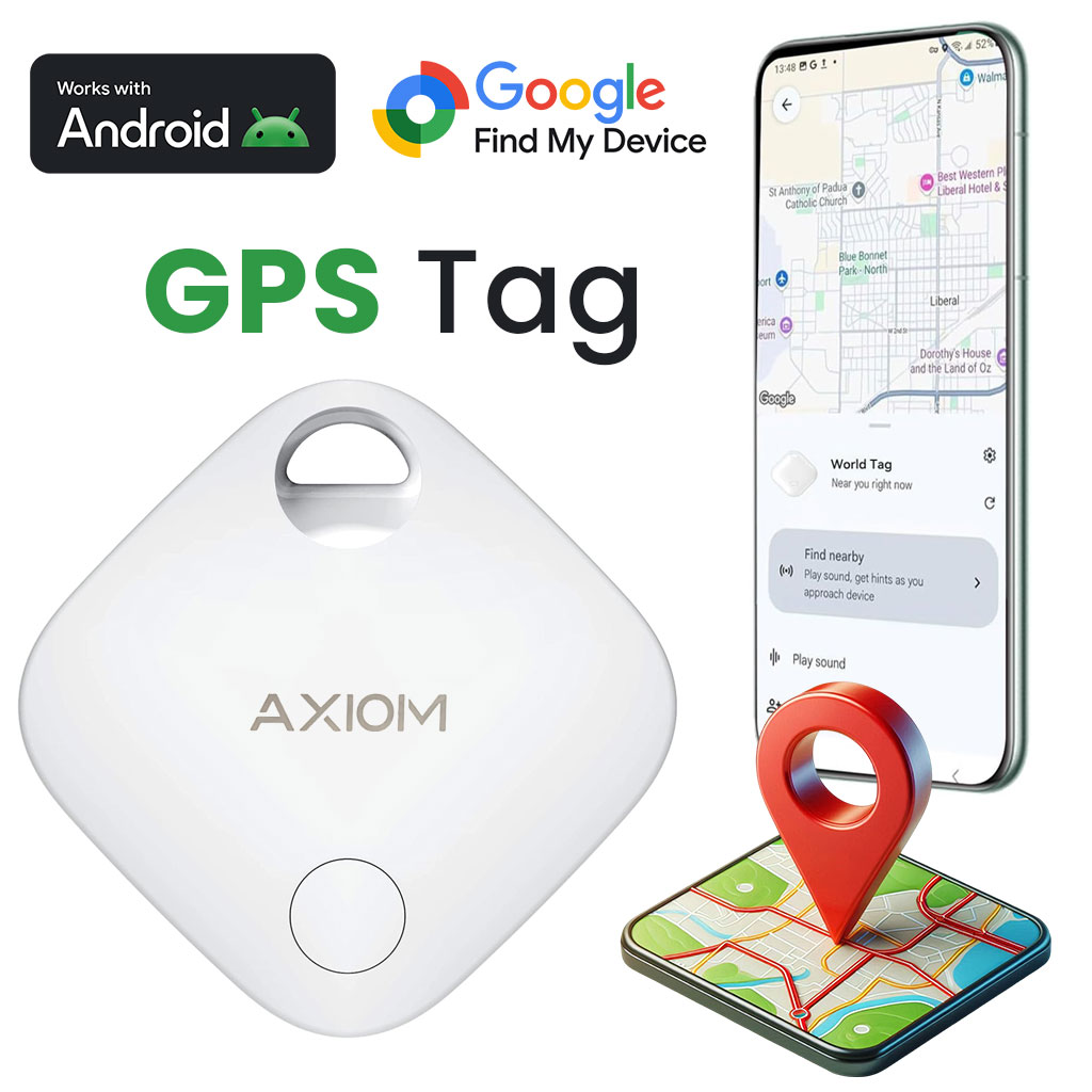 AXIOM GPS Tag Fonctionne avec lâapplication Google Find My Device â ŰŹÙۧŰČ ŰȘŰčÙŰš ۰ÙÙ
