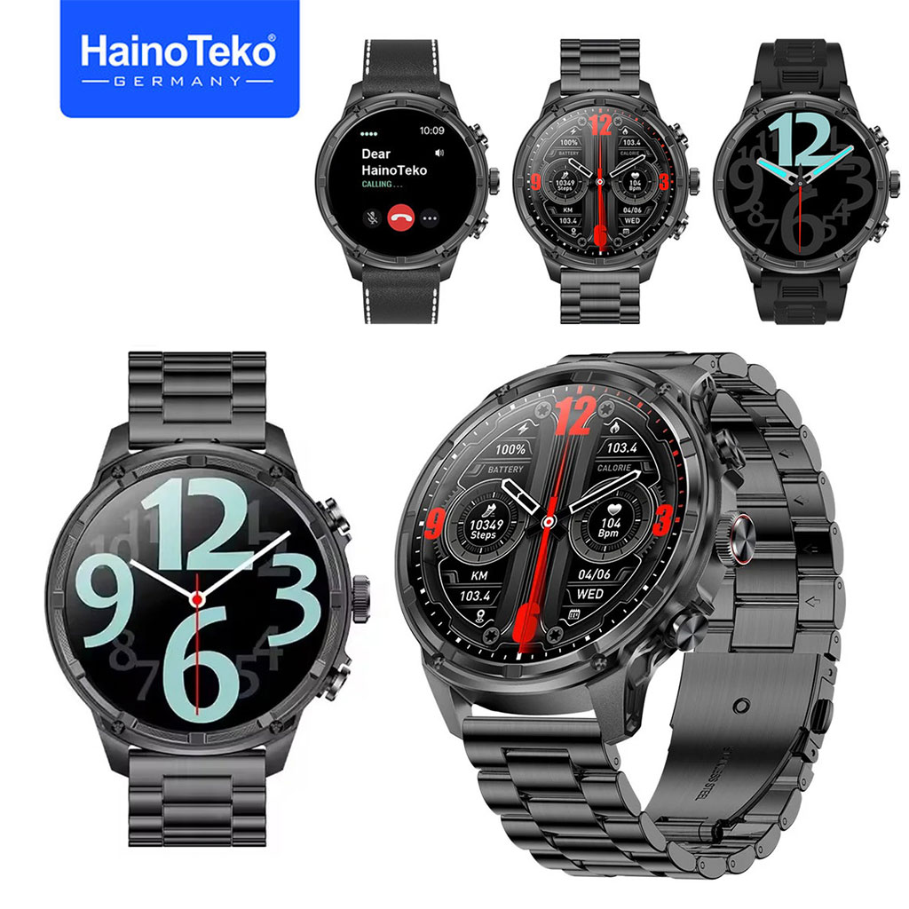 Smart Watch Haino Teko RW-60 MAX avec Lampe Torche et 3 Bracelets â ۳ۧŰčŰ© ۰ÙÙŰ© ŰŁŰ”ÙÙŰ©