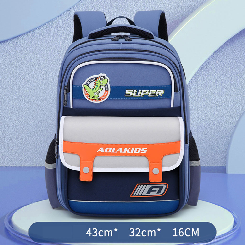 Sac à Dos Enfant Space Design Ludique Multi-Poches Mauve – حقيبة مدرسية للأطفال لون بنفسجي