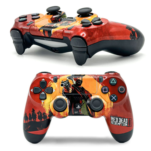 SONY DualShock Manette PS4 Sans Fil, Batterie Rechargeable (High Copy) â Edition Read Dead Redemption 2