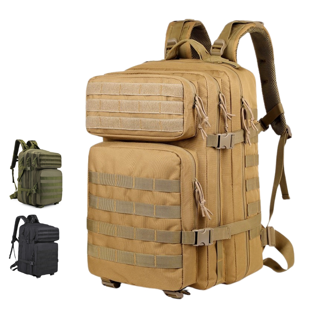Sac à dos tactique 50L imperméable pour Randonnée , voyage, alpinisme, + Matelas pliable Cadeau