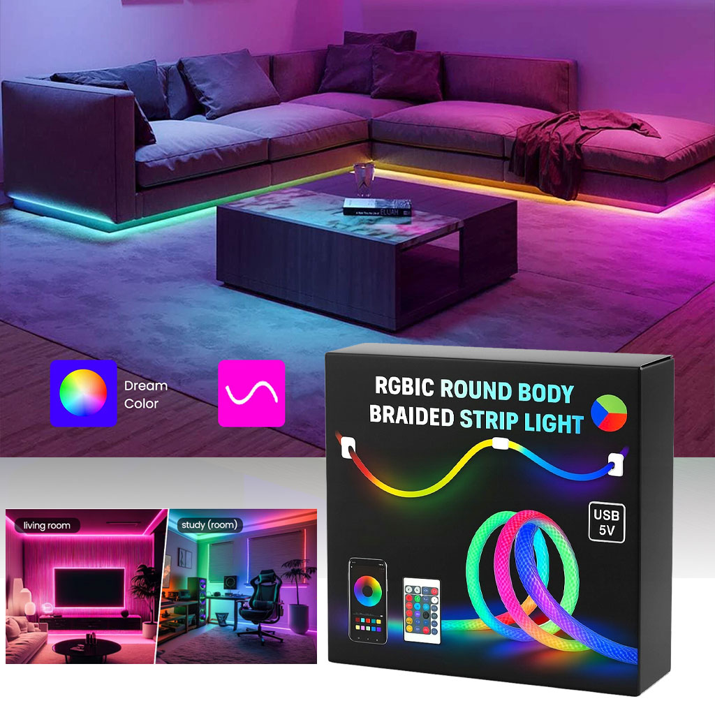 Bande LED RGB tube 360° numĂ©rique 3M 16mm USB 5V App Control - ێ۱ÙŰ· ۄ۶ۧۥ۩ Ù
ÙÙÙŰ© ۚ۷ÙÙ 3 Ù
ŰȘ۱