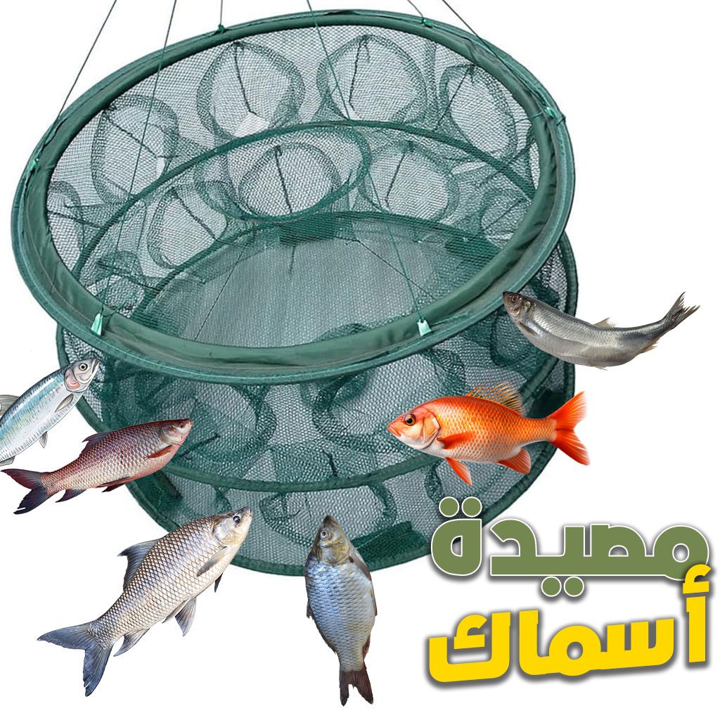 PiĂšge de PĂȘche Poissons Rond 20 Trous pliable et portable 70cm â ŰŽŰšÙŰ© Ű”ÙŰŻ ۧÙŰŁŰłÙ
ۧÙ