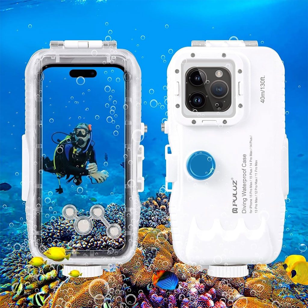 Ătui de plongĂ©e Ă©tanche PULUZ 40m pour iPhone 16/15/14/13/12/11 Pro Max - ŰۧÙ۞۩ ÙۧŰȘÙ Ű„ŰŰȘ۱ۧÙÙŰ© ŰȘŰŰȘ ۧÙÙ
ۧۥ