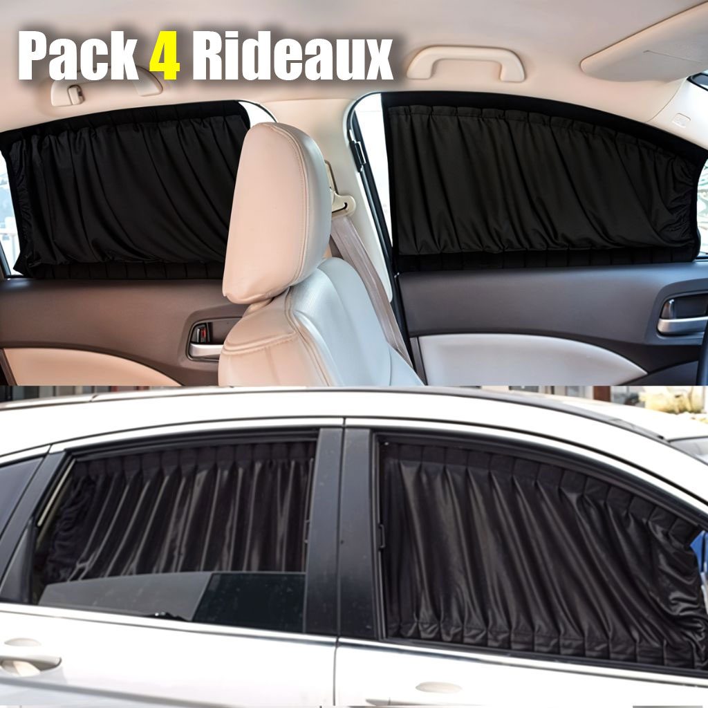 PACK 4 Pcs Rideau glissĂ© de fenĂȘtre Protection UV pour Voiture â ŰłŰȘۧ۱ ÙÙۧÙ۰ ۏۧÙŰšÙŰ© ÙÙ Ű§ÙŰłÙۧ۱۩ 4 ÙŰ·Űč