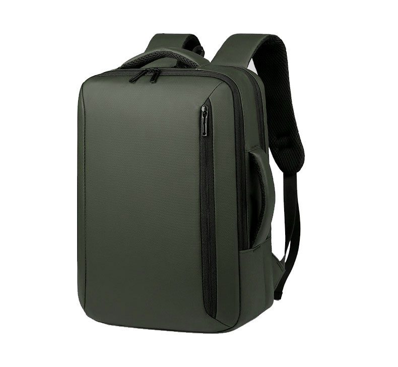 Sac à Dos Business Voyage pour Homme Convertible en Sac à Main Poche Extensible Vert SACHM01V - حقيبة ظهر للرجال متعددة الاستخدامات للكمبيوتر المحمول