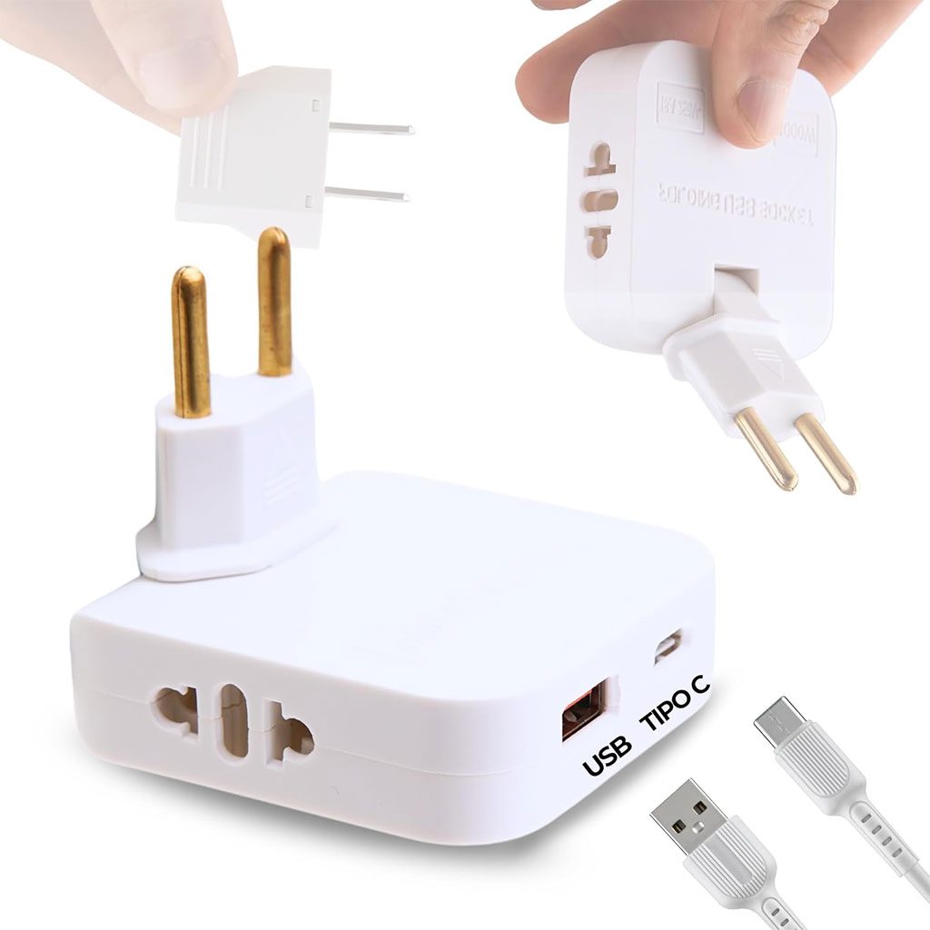 Pack 2 Multiprise Murale Plate DerriĂšre Meuble avec USB â Ù
Ùۚ۳ ۷ۧÙŰ©