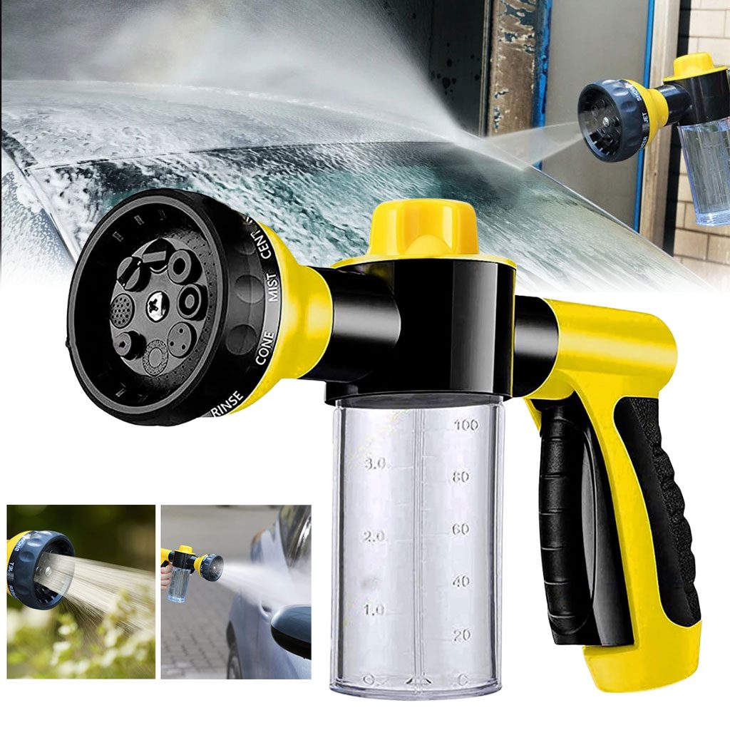 Pistolet PulvĂ©risateur de Mousse Ă Haute Pression avec 8 Fonctions â ۱ێۧێ ۧÙ۱ŰșÙŰ©