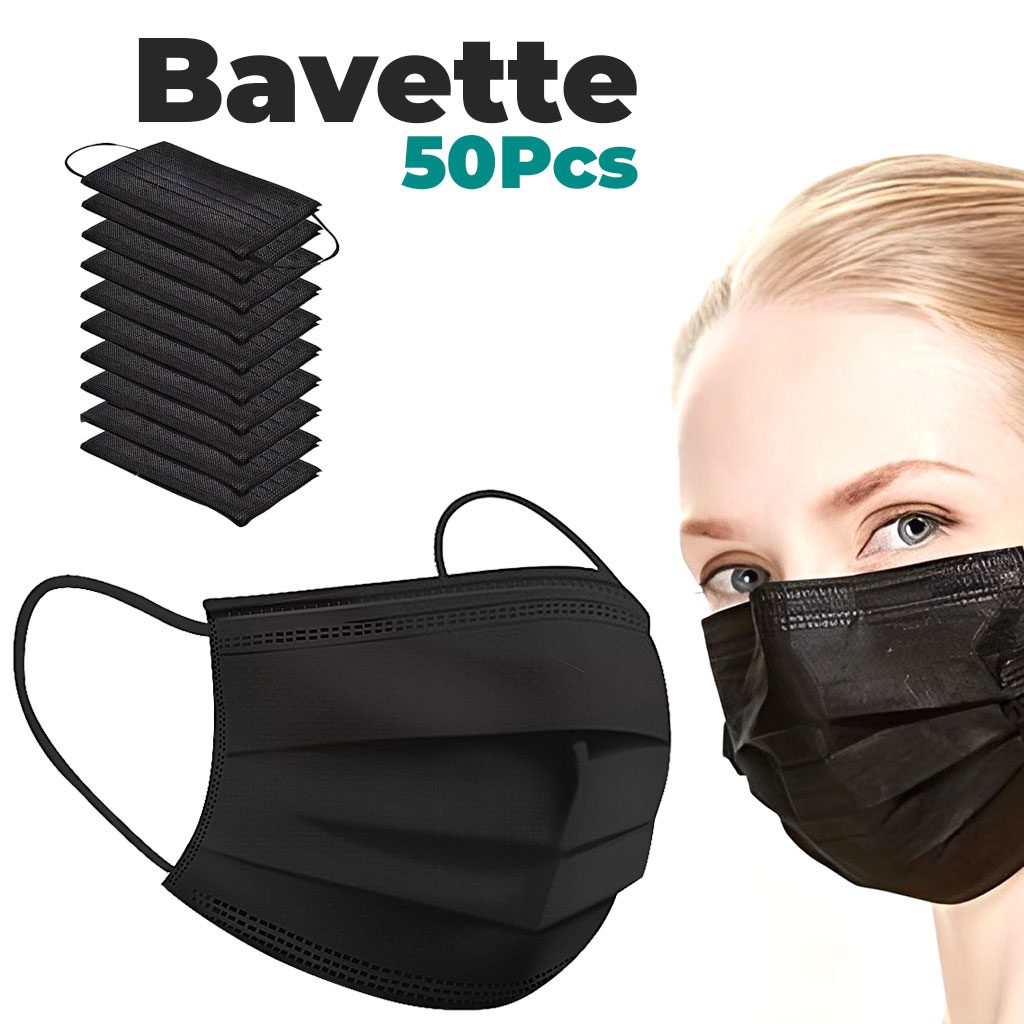 Lot de 50Pcs Bavettes jetables Ă trois couches - ŰčÙۚ۩ ÙÙ
ۧÙ
ۧŰȘ ŰłÙۯۧۥ