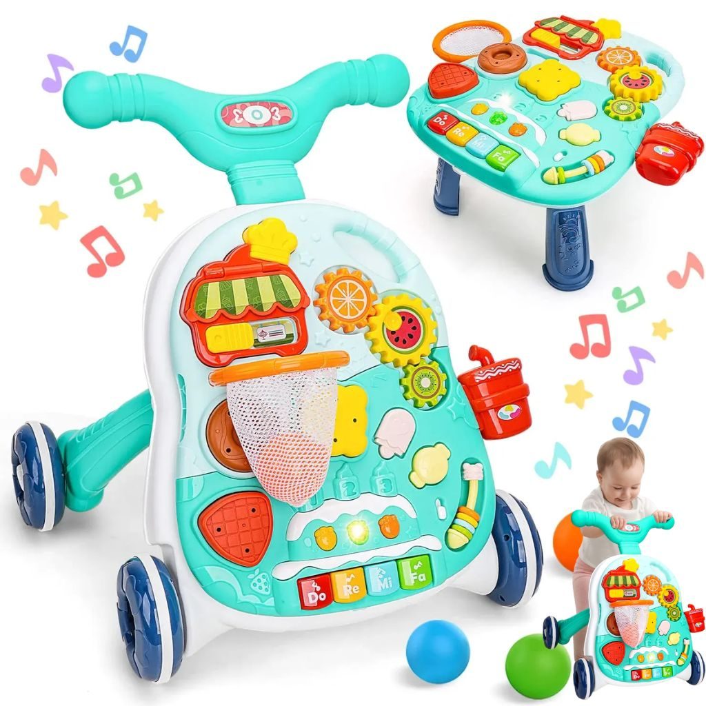 Trotteur BĂ©bĂ© Multifonction 4 en 1 avec Panneau de Jeu â Ù
ێۧÙŰ© ŰŁŰ·ÙŰ§Ù Ù
ŰȘŰčŰŻŰŻŰ© ۧÙÙ۞ۧۊÙ