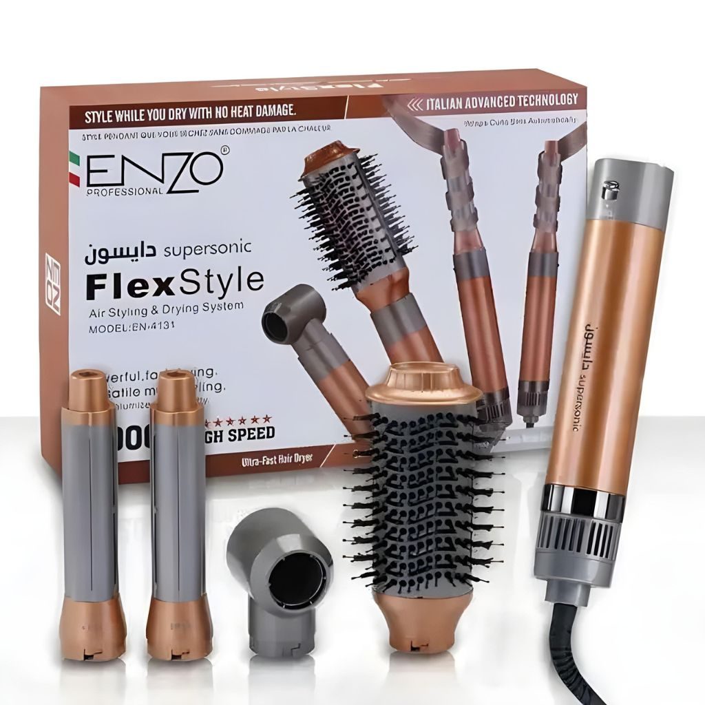 ENZO PROFESSIONAL Brosse Coiffante Multifonctionnelle 4 en 1 â Ù۱ێۧ۩ ŰȘŰ”ÙÙÙ Ű§ÙŰŽŰč۱ Ù
ŰȘŰčŰŻŰŻŰ© ۧÙÙ۞ۧۊÙ