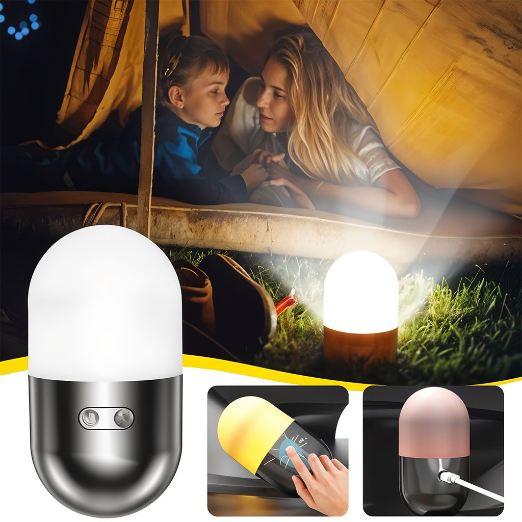 Lampe de camping rechargeable avec changement de couleur RVB â Ù
Ű”ŰšŰ§Ű ŰȘŰźÙÙÙ
Ù
ÙÙÙ