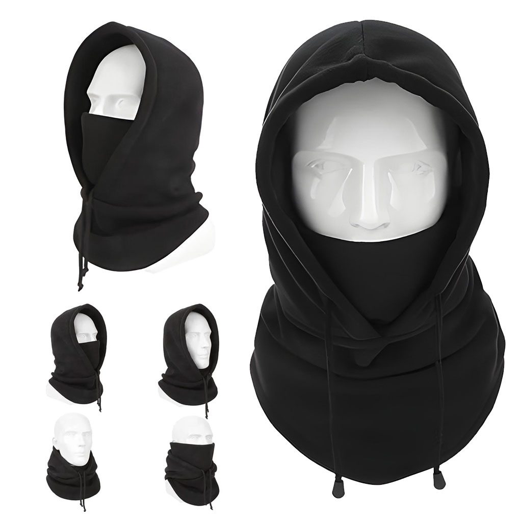 Cagoule dâhiver pour moto avec capuche