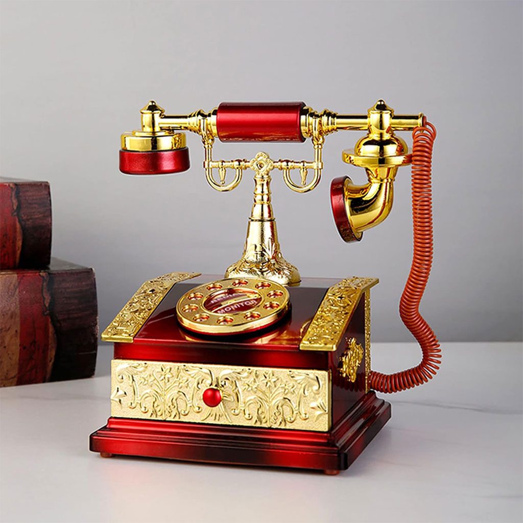 ModÚle de téléphone vintage décorative