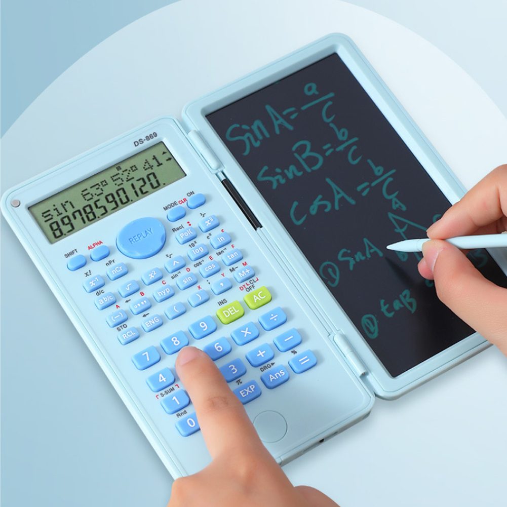 Calculatrice Scientifique 2en1 (240 Fonctions) avec Tapis d'Ăcriture LCD 6P et Stylet IntĂ©grĂ© - Űۧ۳ۚ۩ ŰčÙÙ
ÙŰ© Ù
ŰȘŰ·Ù۱۩ 2 ÙÙ 1 Ù
Űč ÙÙŰ ÙŰȘۧۚ۩ ÙÙ
ÙۧŰ۞ۧŰȘ