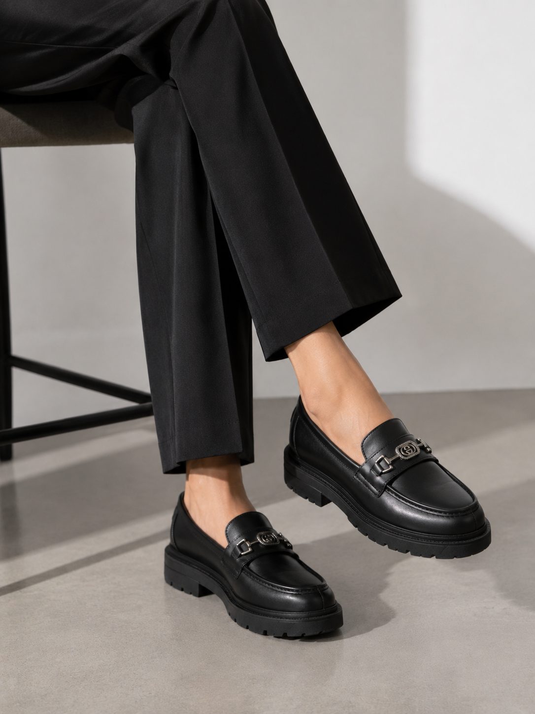 MOCASSIN K NOIR MAT