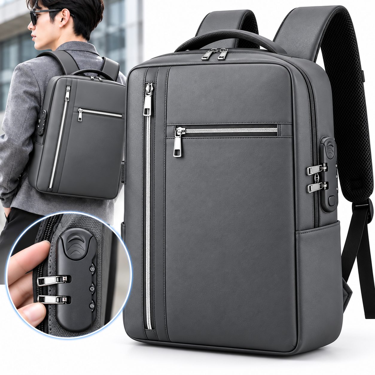 Sac Ă Dos Antivol Grande CapacitĂ© Grisâ YP-02 â ŰÙÙۚ۩ ŰžÙ۱ Ù
۶ۧۯ۩ ÙÙ۳۱ÙŰ©