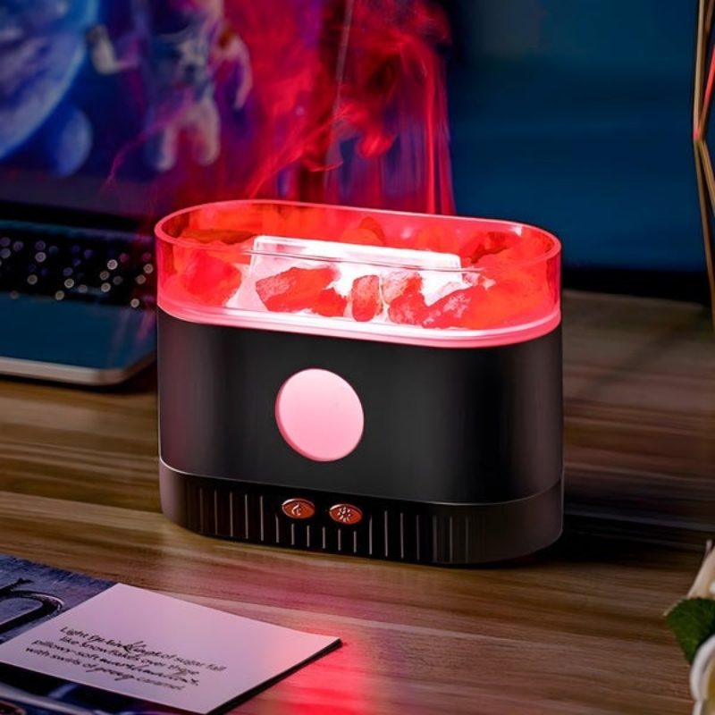 Humidificateur flamme multicolore des huiles essentielles aromatiques en pierre de sel 200ml - Ù
ÙŰČŰč ۱ÙŰ§ŰŠŰ Ű§ÙŰČÙÙŰȘ ۧÙŰč۷۱ÙŰ© ۚۧÙÙÙŰš Ù
Űč ۔۟Ù۱ ۧÙÙ
ÙŰ Ű§ÙÙ۱ÙŰłŰȘۧÙÙ 200 Ù
Ù
