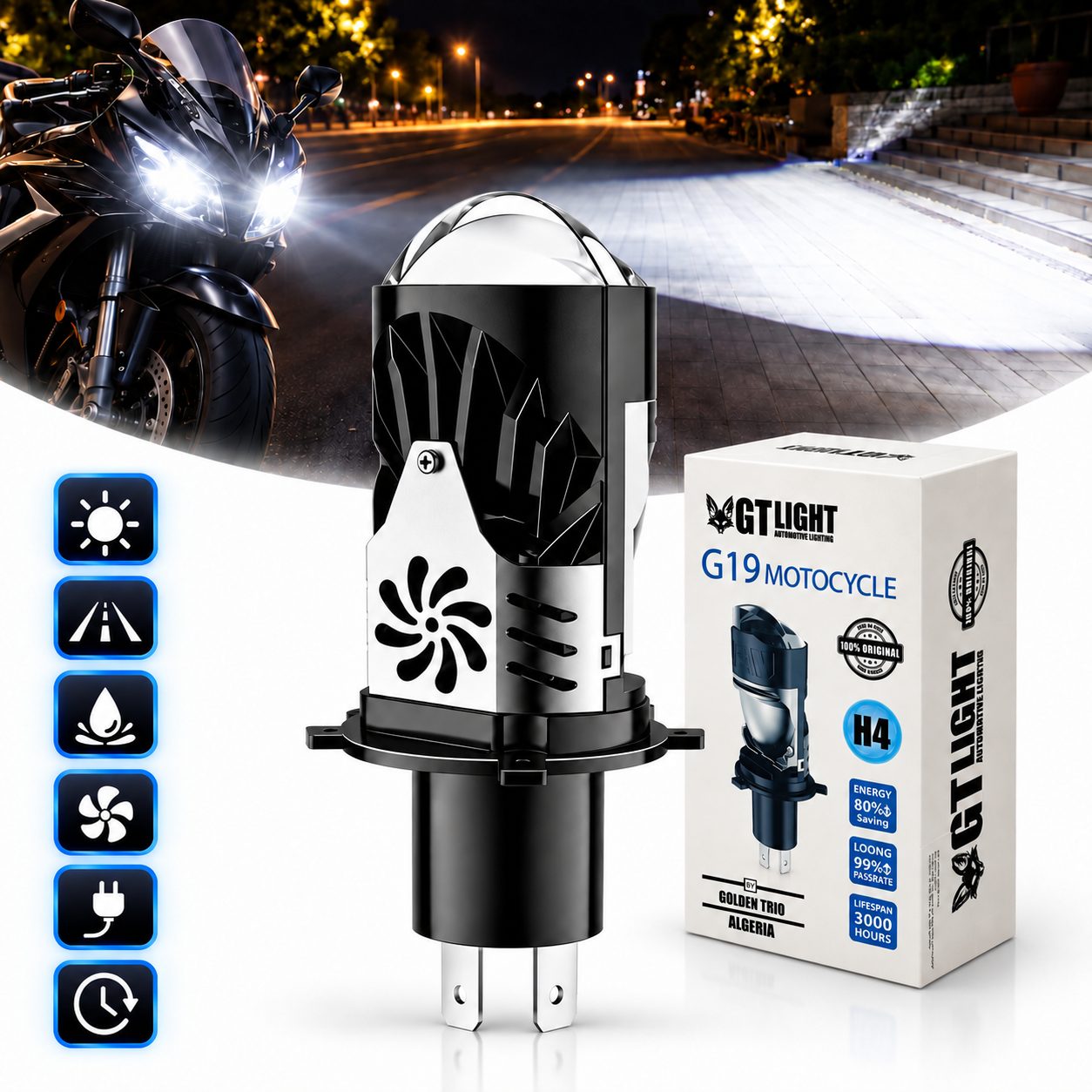 Ampoules de Phare LED H4 Ă Double Projecteur 20000LM 100W G19 H4 - Ù
۔ۚۧŰč ۯ۱ۧۏۧŰȘ Ùۧ۱ÙŰ© ŰčۧÙÙ Ű§Ù۳۷ÙŰč