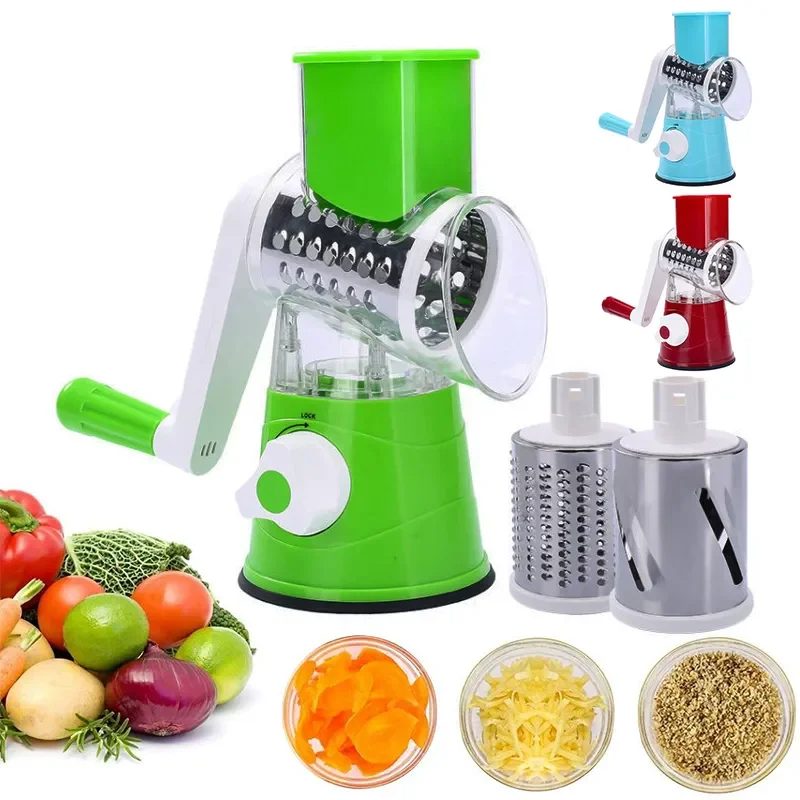 Coupe-légumes rotatif manuel multifonctionnel