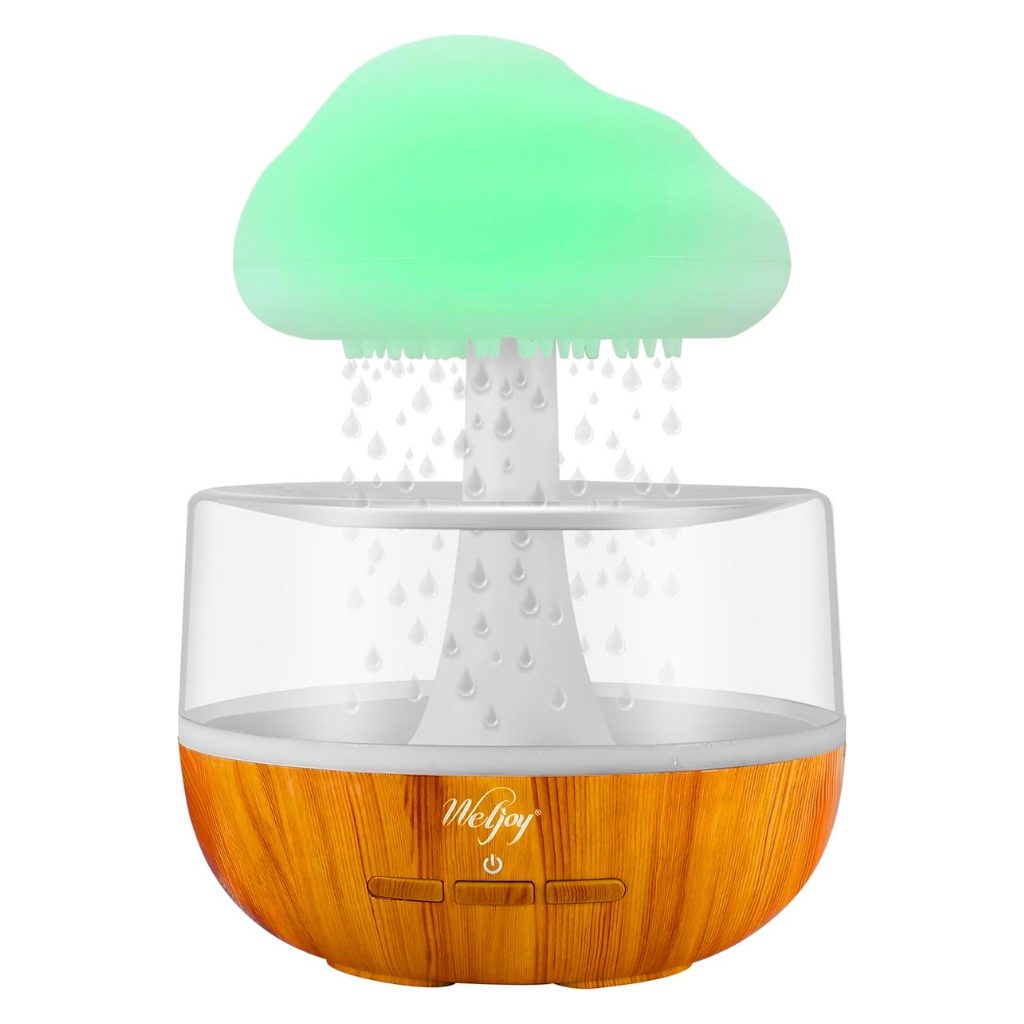 Humidificateur créatif en forme de nuage de pluie 7 couleurs  280ml