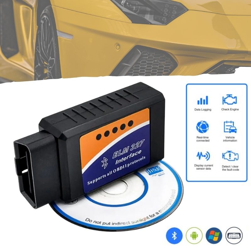 Outils de Diagnostic de Voiture, Scanner V1.5 OBD2, SAE J1850, Bluetooth/wifi, pour Android /ISO 9141 Vgate Icar2, Lecteur de Code