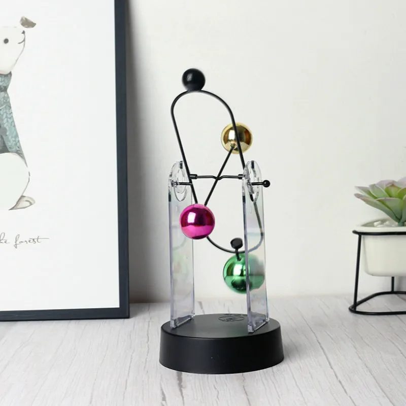 Boule d'équilibre de bureau à mouvement perpétuel,décor anti-stress
