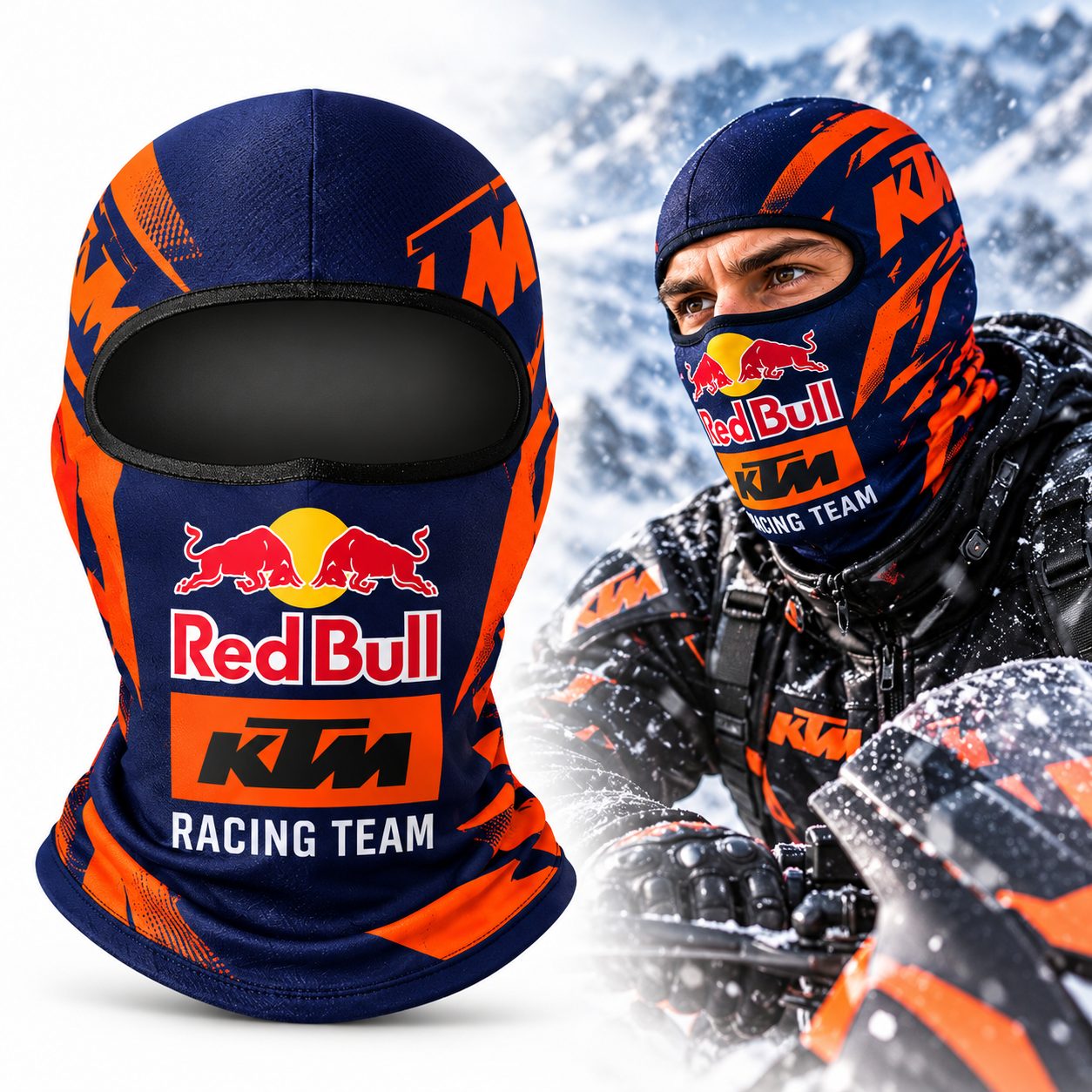 Cagoule Moto Thermique Balaclava Redbull