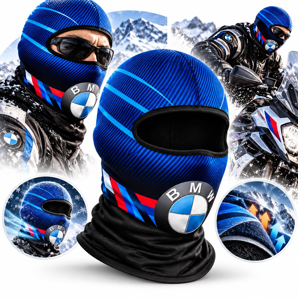 Cagoule Moto Thermique Balaclava BMW