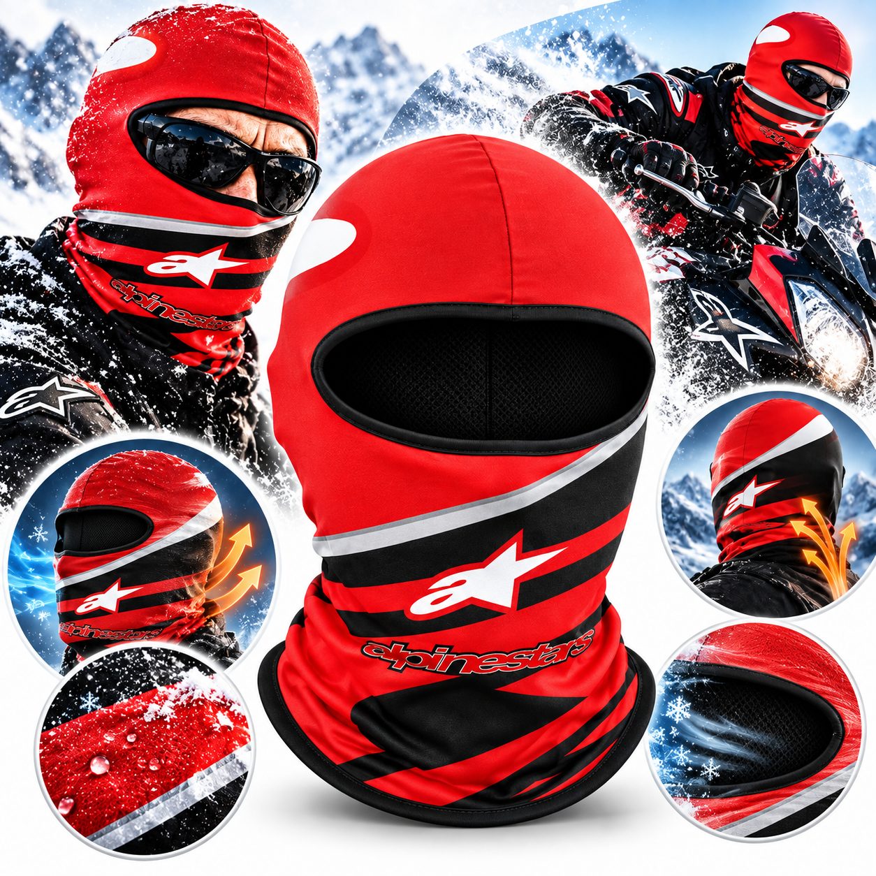 Cagoule Moto Thermique Balaclava Alpinstars
