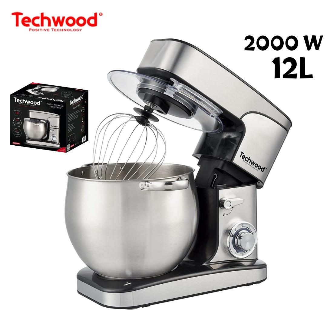 Techwood Robot Pétrin Professionel 12L 2000W  TRO-1226