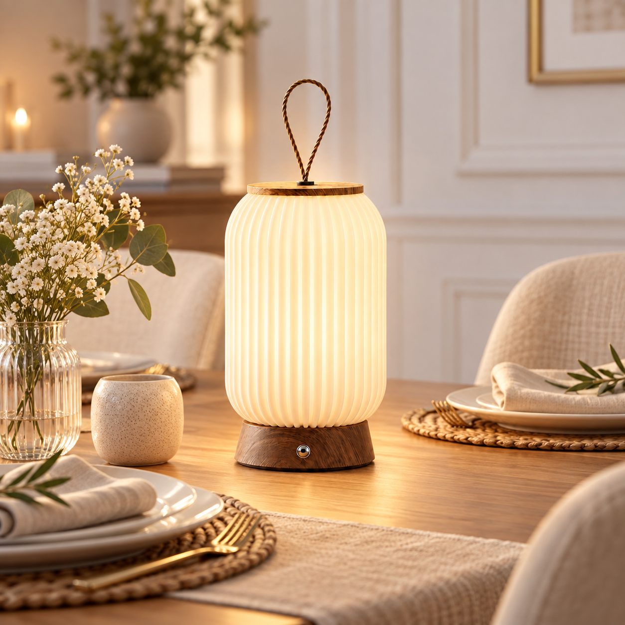 Lanterne LED Portable Sans Fil Style Lanterne Chinoise 1818-3