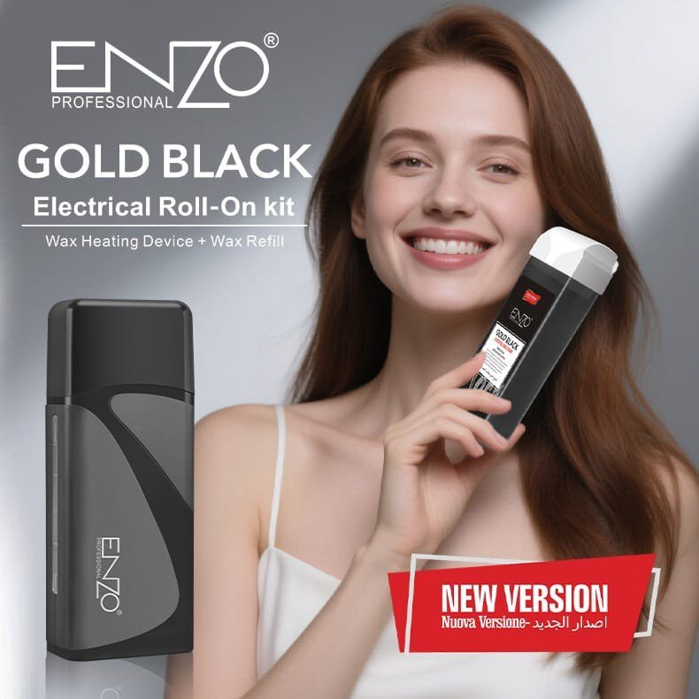 جهاز إزالة الشعر بالشمع epilateur 1117 h ENZO GOLD BLACK