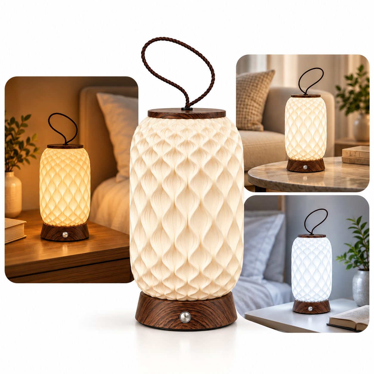 Lanterne LED Portable Sans Fil Style Lanterne Chinoise 1818-2