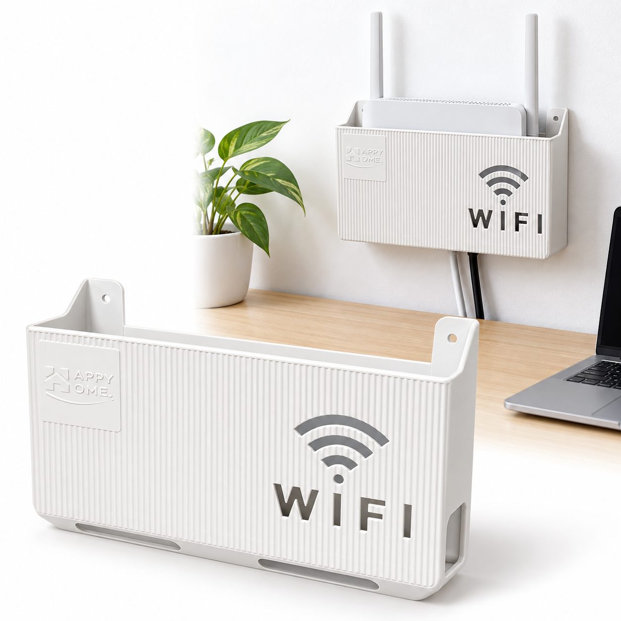 Support Modem Wifi Murale Facile à Fixer